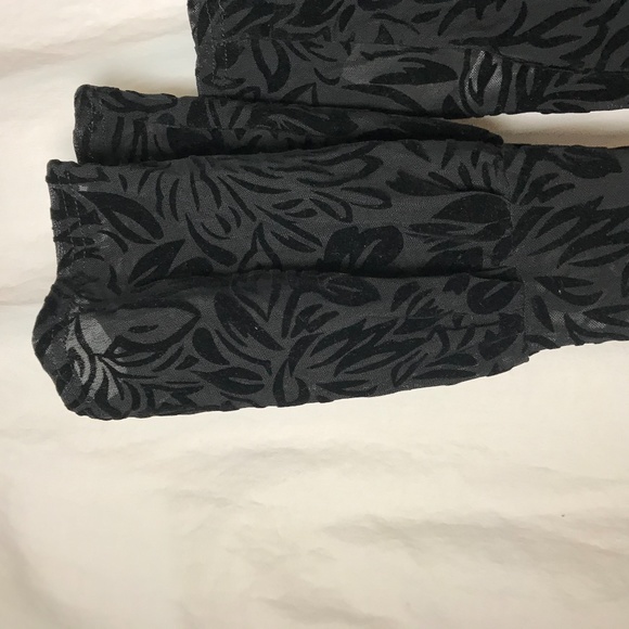 SOLD - Only - Sheer Velvet Burnout Bell-sleeve Top - Picture 2 of 6